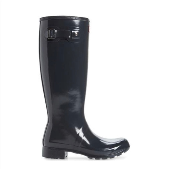 NIB Hunter Original Tour Gloss Packable Rain Boot - Picture 4 of 7